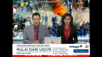 Kejadian Lucu, Presenter TV ONE Cegukan Saat Membacakan Berita