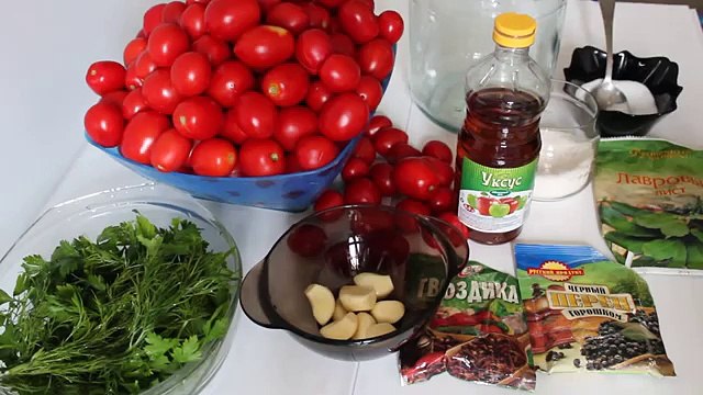 Вкусные консервированные помидоры на зиму, простой рецепт