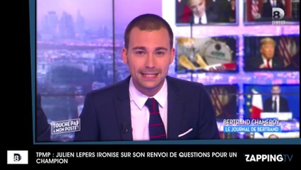TPMP : Julien Lepers ironise sur son renvoi de Questions pour un champion (vidéo)