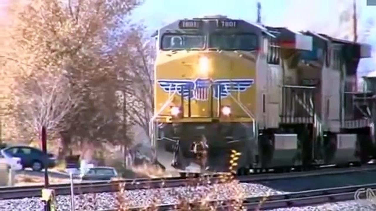 Man captures video of train crash