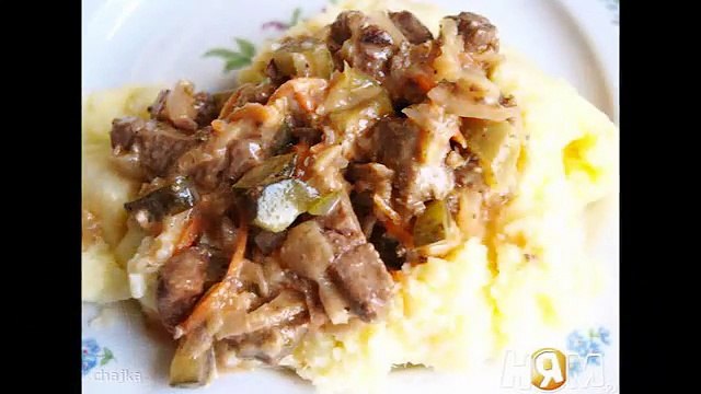 Говядина, тушеная в мультиварке Пошаговый рецепт