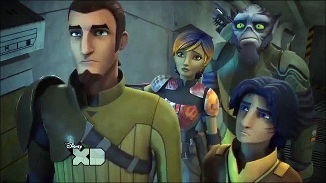 Star Wars Rebels - S01E13 Fire Across The Galaxy - Ahsoka Tano and Darth Vader Scene