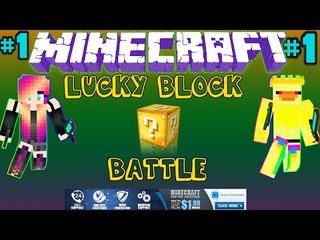 Minecraft lucky block battle #1