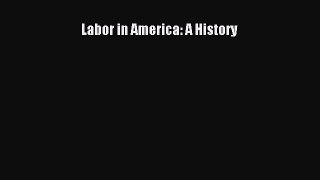 Read Labor in America: A History Ebook Free