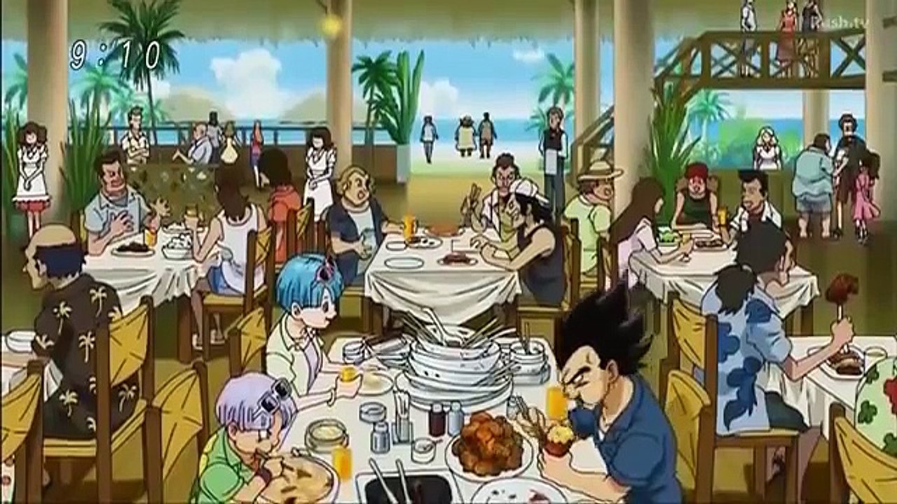 Dragon Ball Super- Vegeta & Trunks Eating Contest
