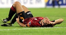 Galatasaray'da Hamit Altıntop'un Ayak Bileği Kırıldı