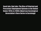 Read Good Jobs Bad Jobs: The Rise of Polarized and Precarious Employment Systems in the United