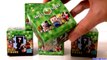 5 Minecraft Surprise CUBES Mystery Boxes Mini Figures QUBE Unboxing by DisneyCollector toychannel