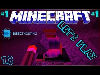 Let's play MineCraft 1.8.8 #1 w/ fiancé