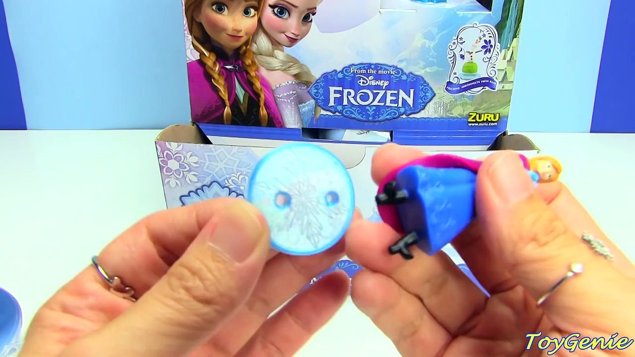 Disney Frozen Deluxe Mini Figurines in Frozen Capsules