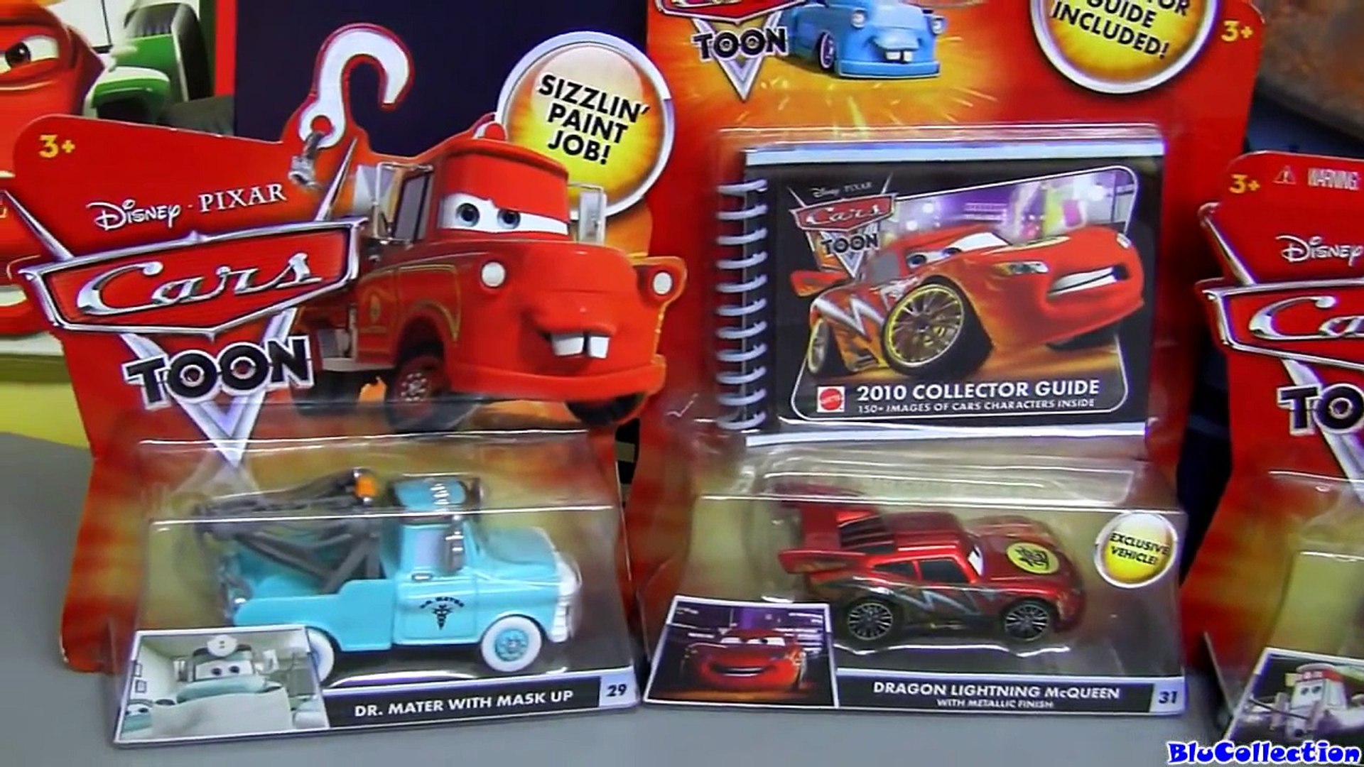 Metallic Dragon Lightning Mcqueen CARS TOON 5 Diecast Maters Tall Tales  Disney Toys Dr. Mater Mask – Видео Dailymotion