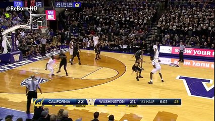 Highlights - Jaylen Brown - Cal @ Washington - 23 points, monstre athlétique - (18/02/2016)