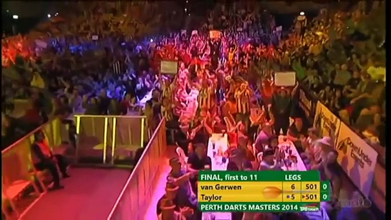 Perth Darts Masters 2014 Final Taylor vs van Gerwen