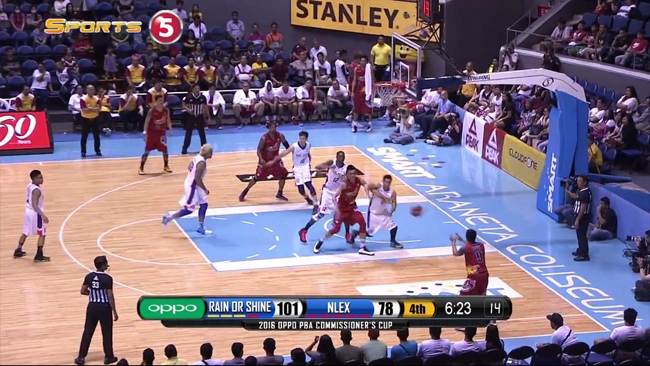 NLEX vs Rain or Shine[4rth Quarter]March 4,2016
