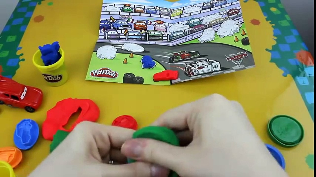 Disney Pixar Cars 2 Play-Doh Stamp Cars Characters Lightning McQueen, Mater & others!