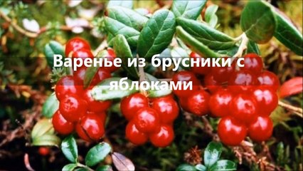 Яблочное варенье с брусникой
