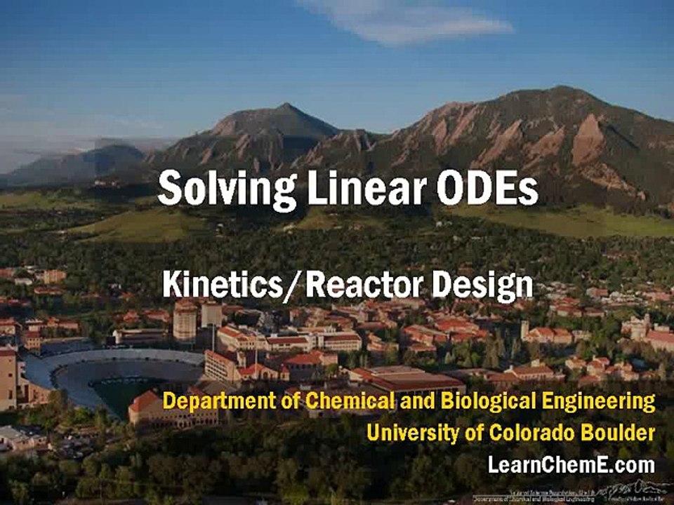 Solving Linear ODEs Analytically