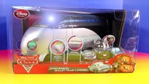 Disney Pixar Cars 2 Stephenson Bullet Train Carrier Lightning McQueen Mater Lemons & Imaginext Set