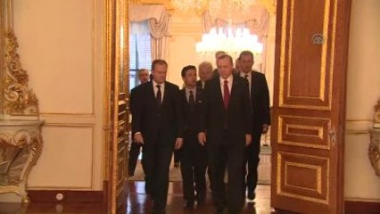 Erdoğan, AB Konseyi Bas¸kanı Tusk'u Kabul Etti