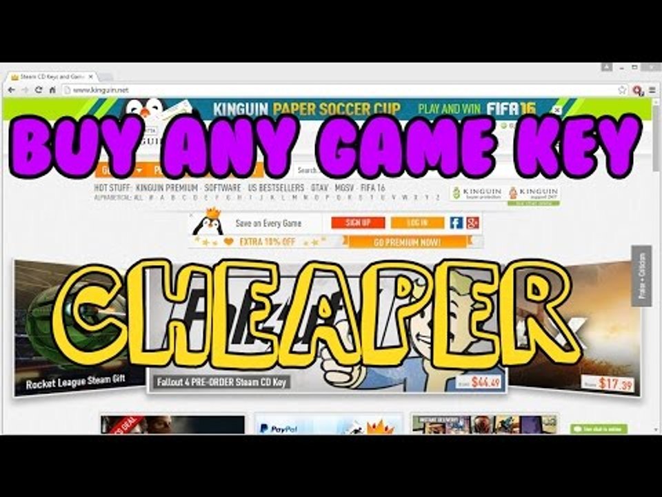 Kinguin.net "Cheaper Games" Legit any game Keys!!