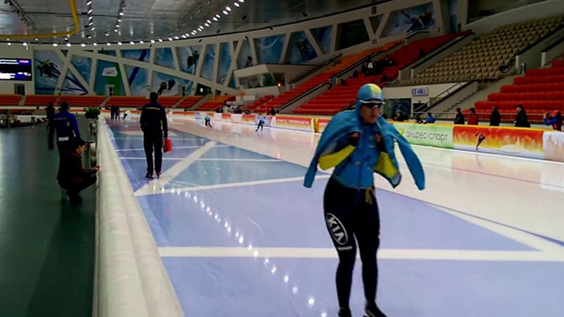 ⁣Конькобежный спорт. Первые 500м Екатерины Айдовой