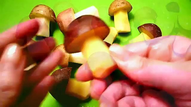 Грибы из картофеля! Mushrooms of potatoes! Украшения из овощей! Decoration of vegetables!