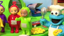 Teletubbies First Christmas with The Cookie Monster Chef and Santa Claus