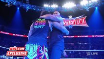 The Rock gets welcomed back to the WWE: Raw Fallout, January 25, 2016