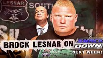 Brock Lesnar Returns to WWE Smackdown 2016