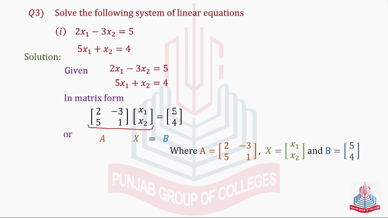 Question No.3 ( Part i , ii & iii )
