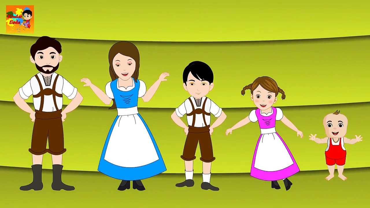 German Finger Family | Finger Familie Deutsch | Kinderlieder deutsch