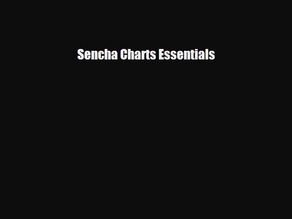 [PDF Download] Sencha Charts Essentials [PDF] Online
