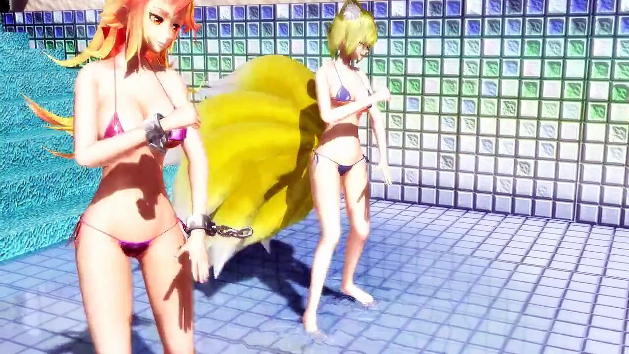 【MMD】まっさらブルージーンズ　姉御 and 藍様【東方】