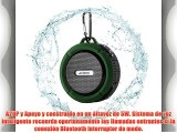 Andoer® Altavoz Estéreo Portátil al Aire Libre 5W Inalámbrico Bluetooth 3.0 con Micrófono Manos