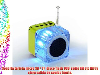 Andoer Mini USB Altavoz Digital Portš¢til para Reproductor MP3 / 4 Mš²sica Jugador Micro SD