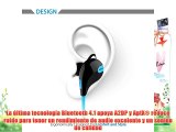 AUKEY Auriculares estéreo Bluetooth 4.1 para correr cascos deportivos y resistente al agua