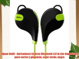 Mpow Swift - Auriculares Estéreo Bluetooth 4.0 In-Ear deportivos para correr y gimnásio color