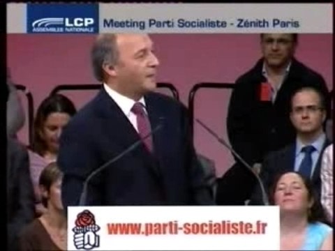 Zenith 29 mai 2007 - intervention de Laurent Fabius