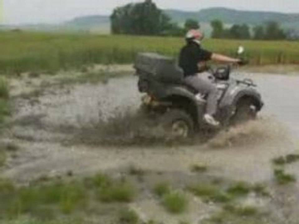 Glissade ds la boue
