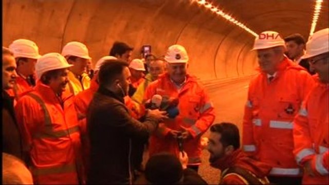 Kocaeli Bakan Yıldırım'dan Körfez Köprüsü'nde İnceleme