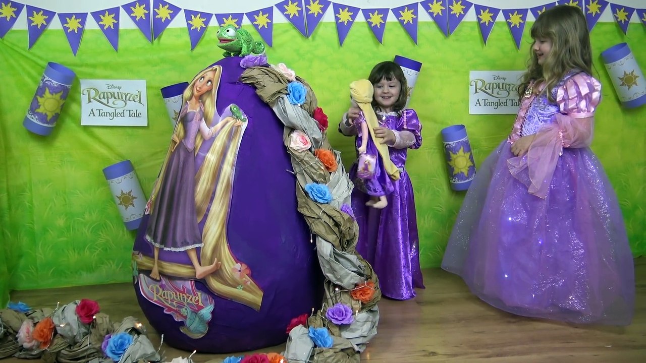 Disney Princess Rapunzel Movie Super Giant Egg Surprise Fun Toys