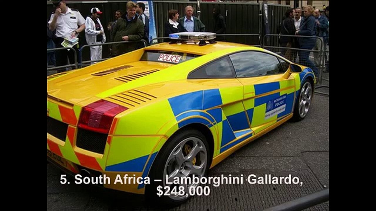 Top 10 Countries with the Most Expensive Police Cars