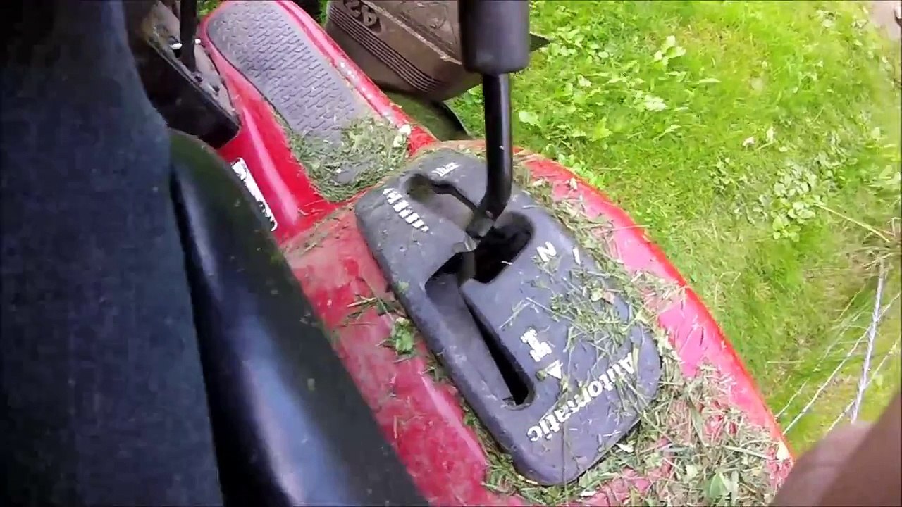 Mowing the lawn W/ Levi