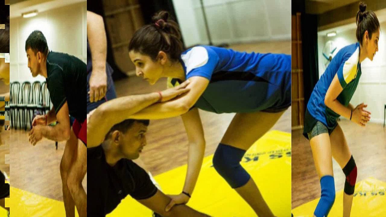 Anushka training for Sultan