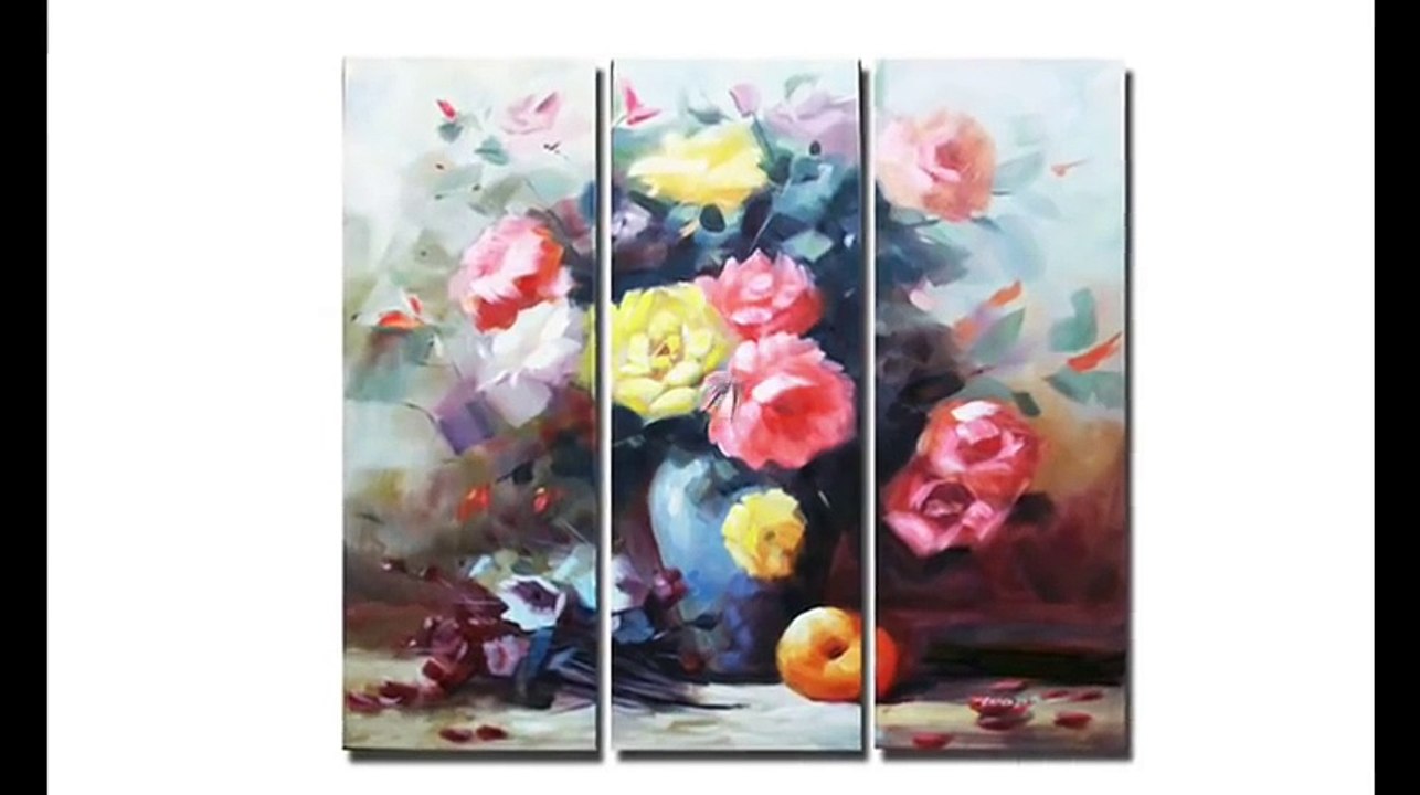 Великолепные модульные картины с цветами