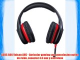 ASUS ROG Vulcan ANC - Auricular gaming con cancelacion activa de ruido conector 3.5 mm y micrófono