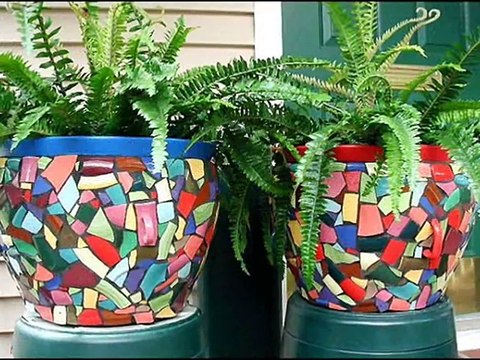 Вазоны своими руками или как украсить двор