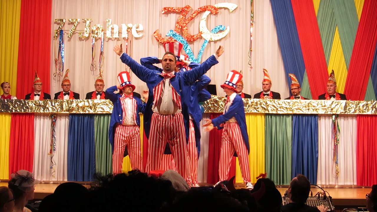 Kcv prunksitzung 2015 - wallstadt people - amerika