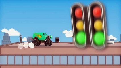 Binkie TV - Monster Truck Stunt - Rooftop - For Kids(1)