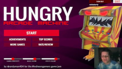 Hungry Arcade Machine - Would you like to play a game?